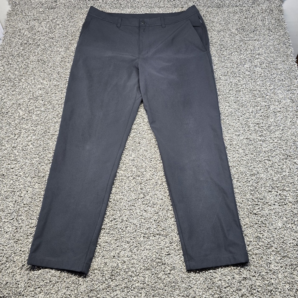 Lululemon Abc Warpstreme Chino Trouser Pants Men 36x30 Navy